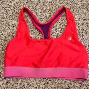 Coral Champion Sports Bra
